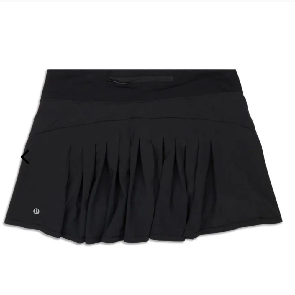 RESERVED - Lululemon Mid-Rise Black Tennis Skirt